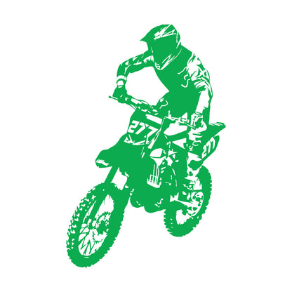 Wall Decals Paster Paper Speed Extreme Motocross Motorcycle Bike Biker Self Adhesive