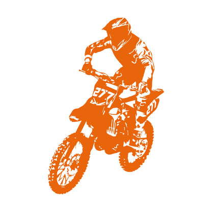 Wall Decals Paster Paper Speed Extreme Motocross Motorcycle Bike Biker Self Adhesive