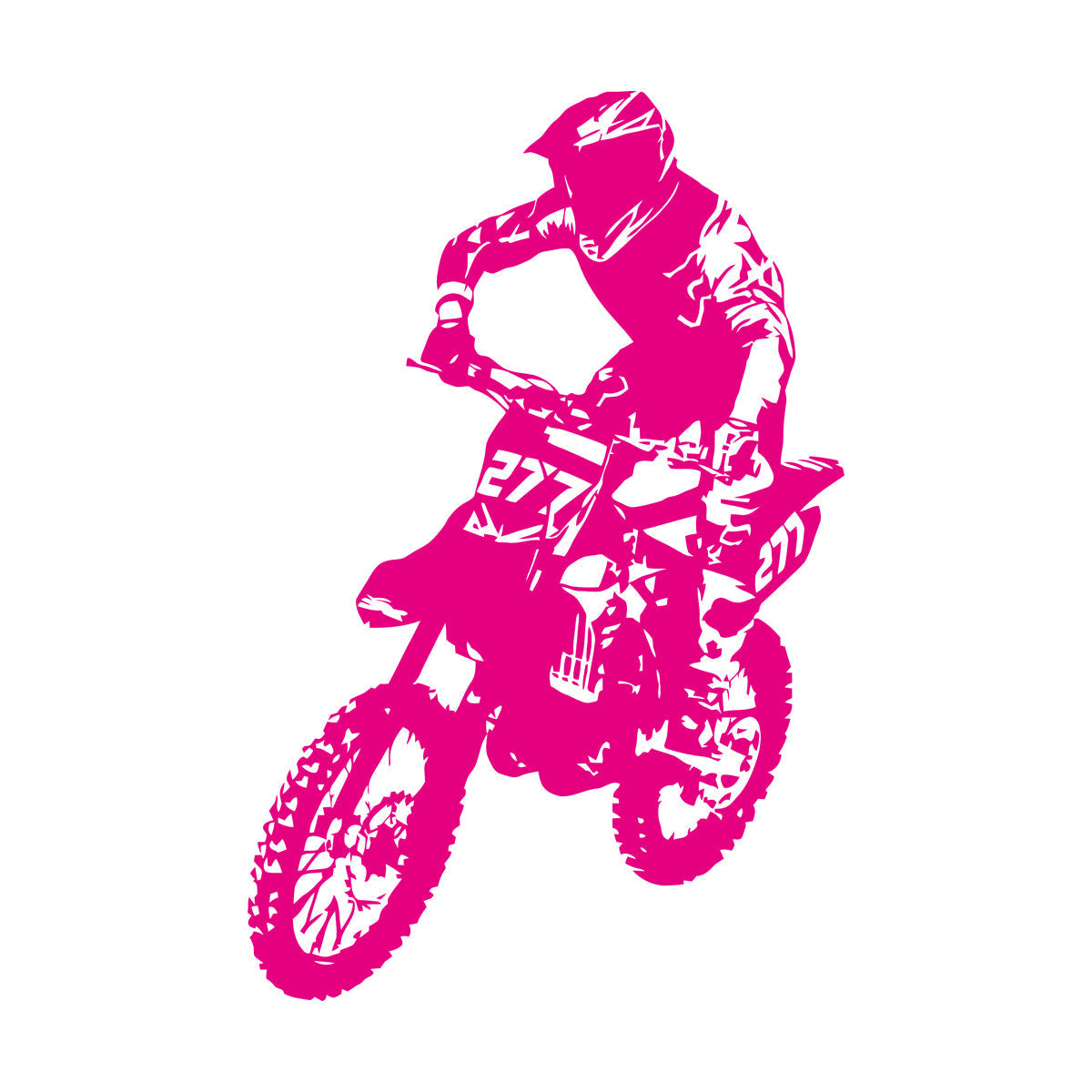 Wall Decals Paster Paper Speed Extreme Motocross Motorcycle Bike Biker Self Adhesive