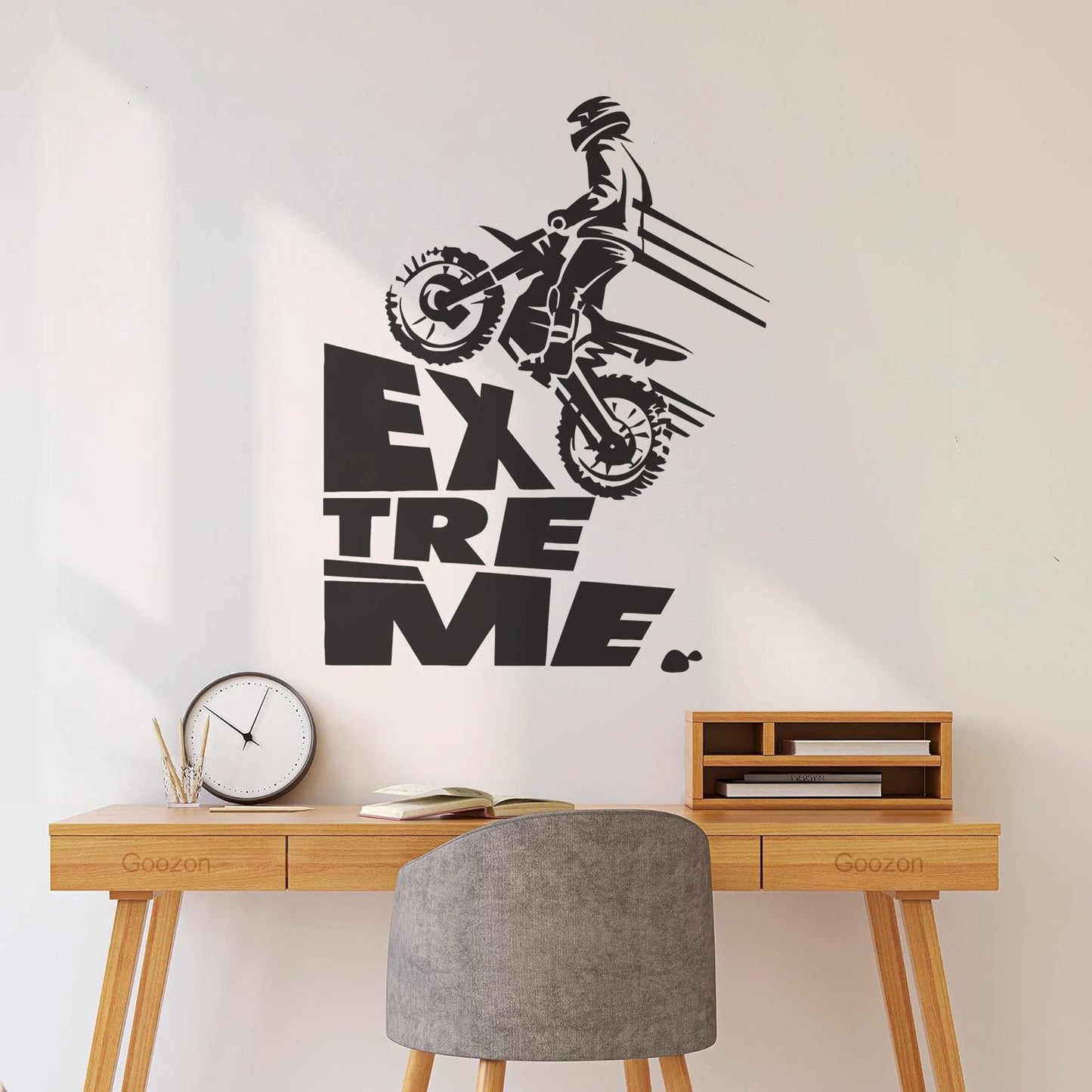 Wall Decals Speed Extreme Sport Motorcycle Biker Riding Multi Color Selection