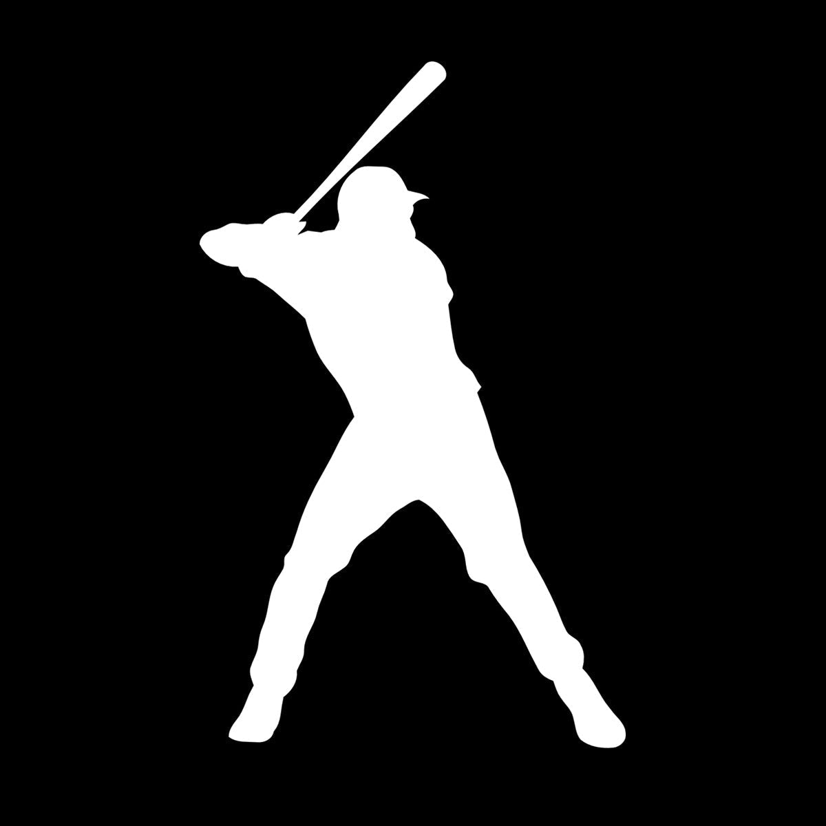 Wall Vinyl Sticker Decor Sport Baseball Man Player Home Team Waterproof