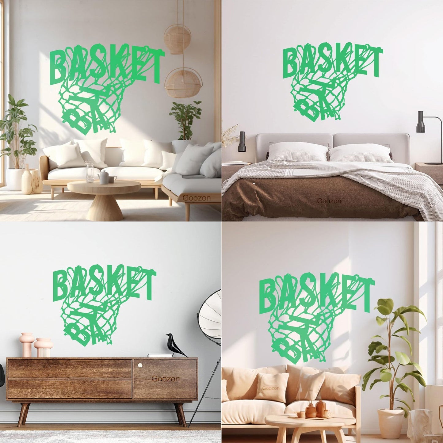 Wall Stickers Sport Basketball Game Sports Ball Hoop Fan Personalized Customization