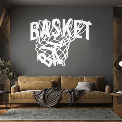 Wall Stickers Sport Basketball Game Sports Ball Hoop Fan Personalized Customization