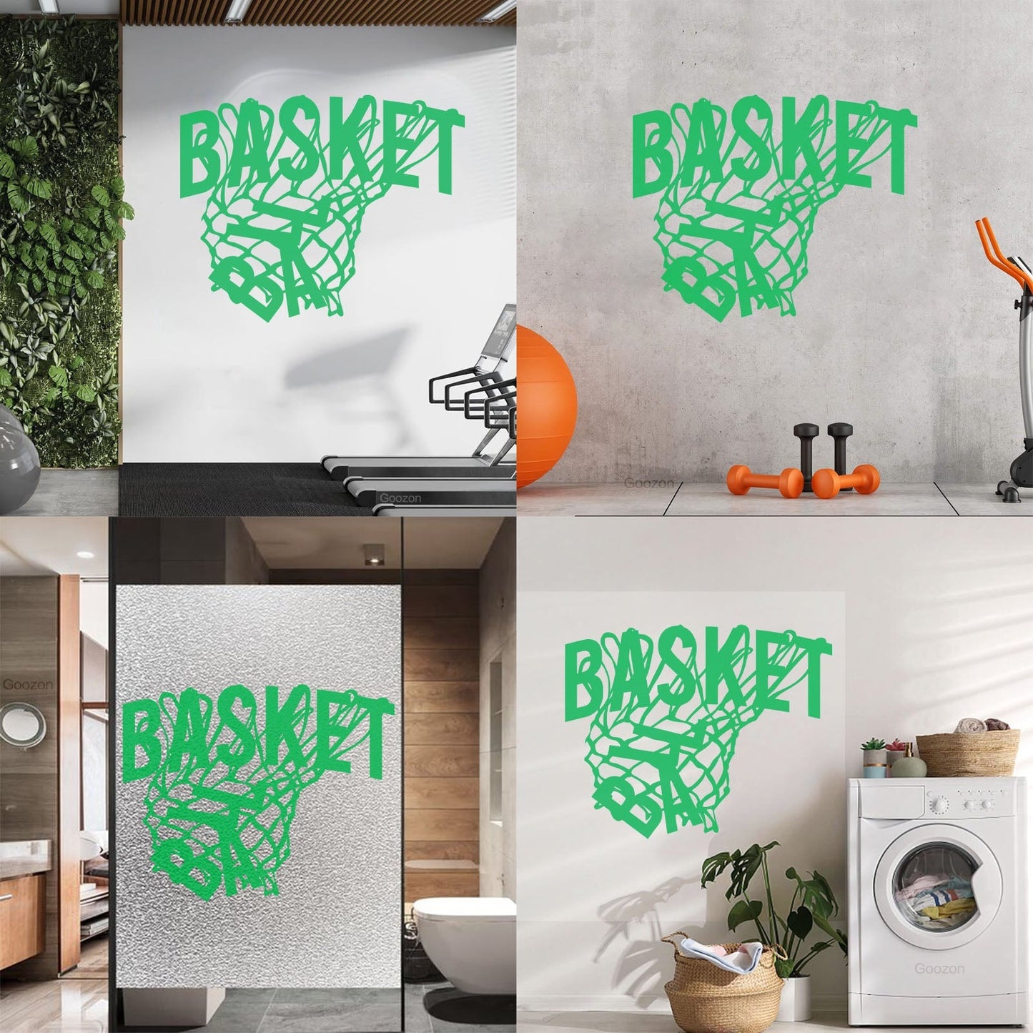 Wall Stickers Sport Basketball Game Sports Ball Hoop Fan Personalized Customization