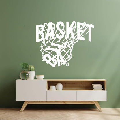 Wall Stickers Sport Basketball Game Sports Ball Hoop Fan Personalized Customization