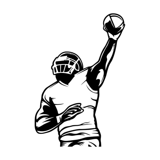 Engraving Stickers Sports Fans Player Game American Football Personalized Customization