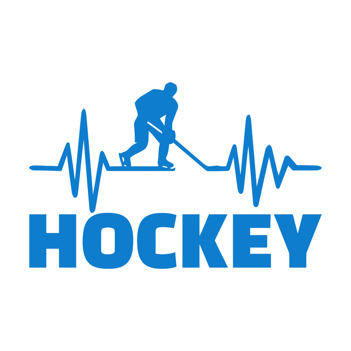 Mural And Wall Vinyl Decal Hockey Player Stick Puck Sports Fan Room Removable Without Leaving Glue