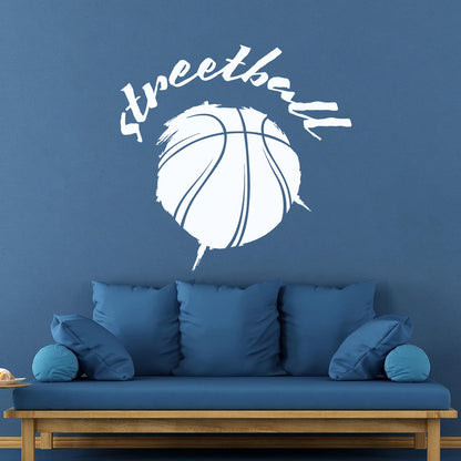 Vinyl Wall Decals Streetball Basketball Sports Teen Car Body Decoration
