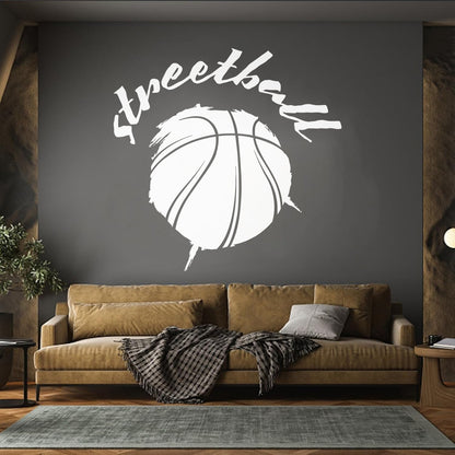 Vinyl Wall Decals Streetball Basketball Sports Teen Car Body Decoration