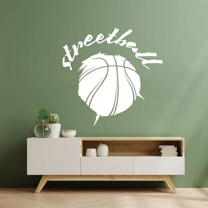 Vinyl Wall Decals Streetball Basketball Sports Teen Car Body Decoration