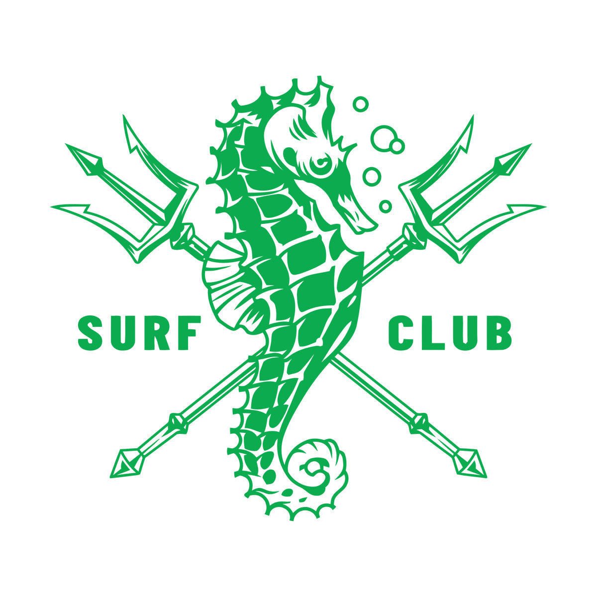 Wall Stickers Paster Paper Surfing Club Logo Sea Horse Water Sports Surfer Car Body Decoration