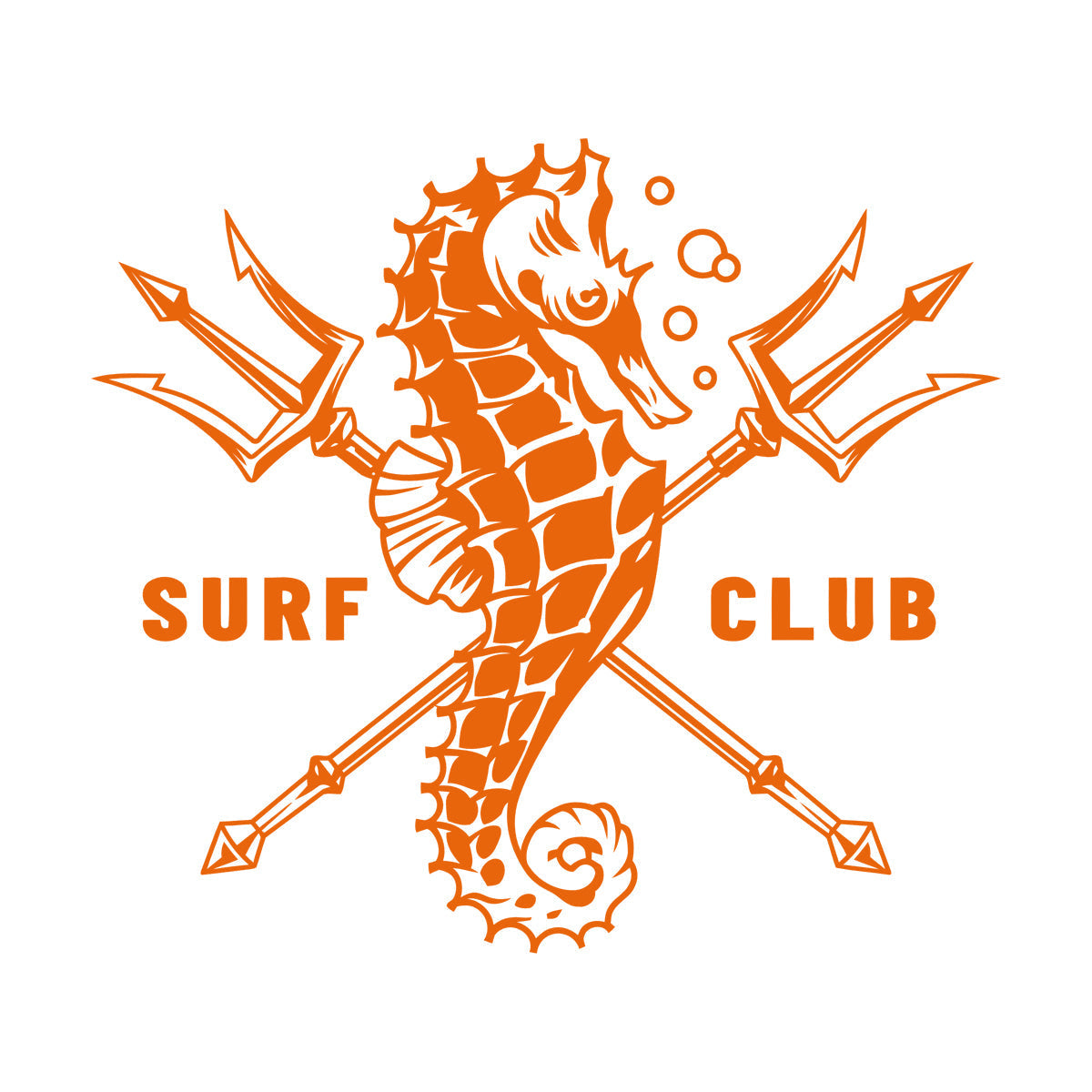 Wall Stickers Paster Paper Surfing Club Logo Sea Horse Water Sports Surfer Car Body Decoration
