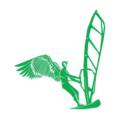 Surfing Surf Wings Beach Extreme Sports Wall Decals Pvc Multi Color Selection