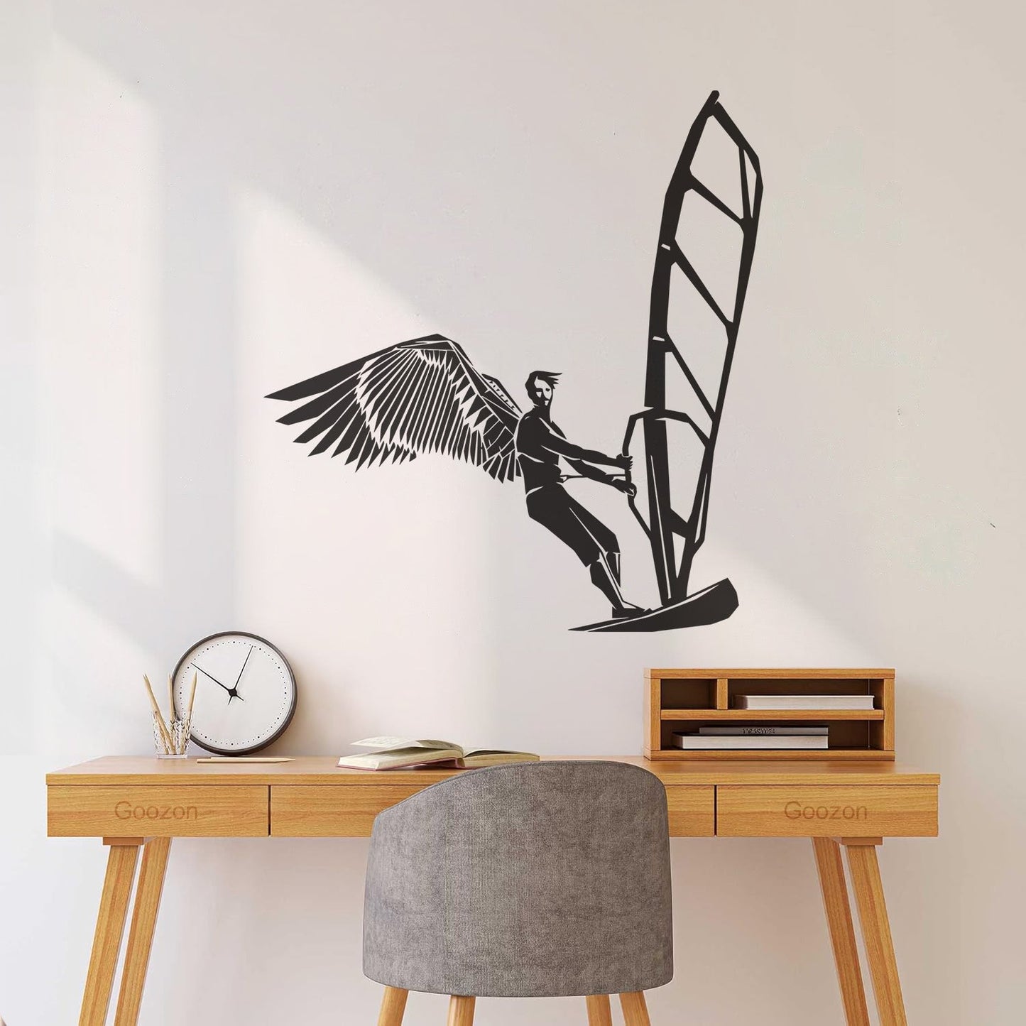 Surfing Surf Wings Beach Extreme Sports Wall Decals Pvc Multi Color Selection