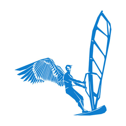 Surfing Surf Wings Beach Extreme Sports Wall Decals Pvc Multi Color Selection