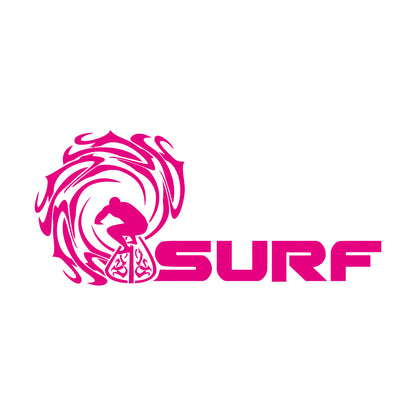 Surf Surfing Logo Waves Water Sports Beach Style Wall Decals Multiple Size Options