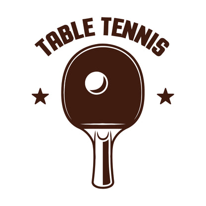 Wall Vinyl Sticker Decor Table Tennis Rocket Games Sport Art Decoration