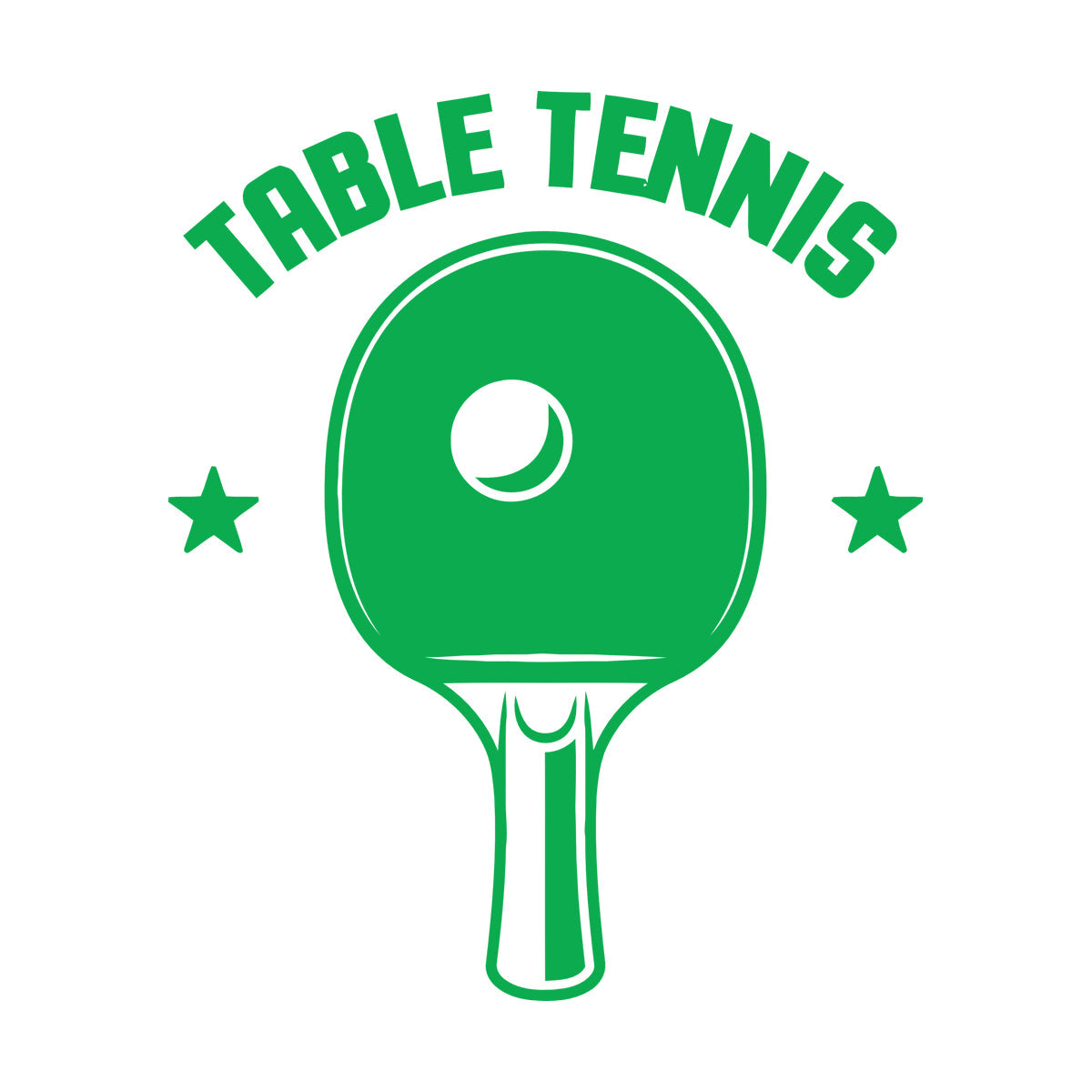 Wall Vinyl Sticker Decor Table Tennis Rocket Games Sport Art Decoration