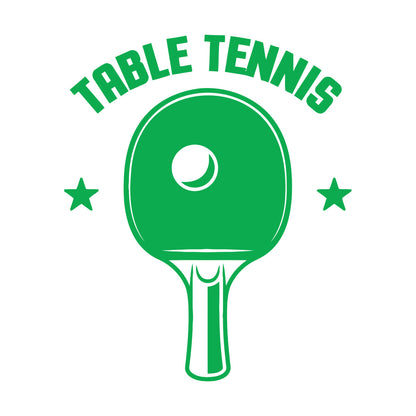 Wall Vinyl Sticker Decor Table Tennis Rocket Games Sport Art Decoration