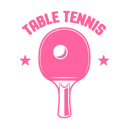Wall Vinyl Sticker Decor Table Tennis Rocket Games Sport Art Decoration