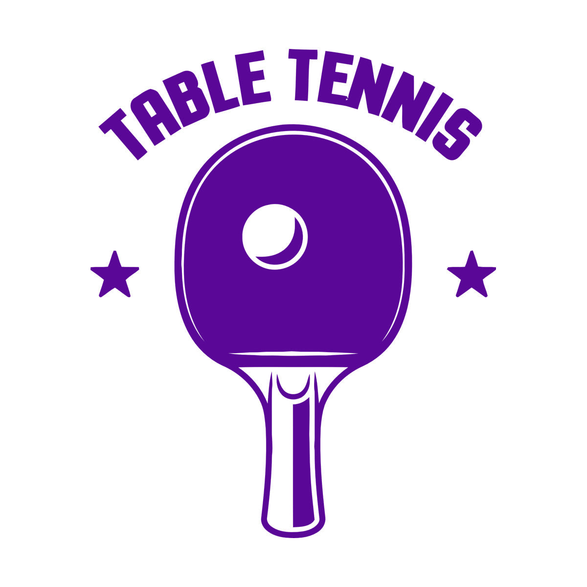 Wall Vinyl Sticker Decor Table Tennis Rocket Games Sport Art Decoration