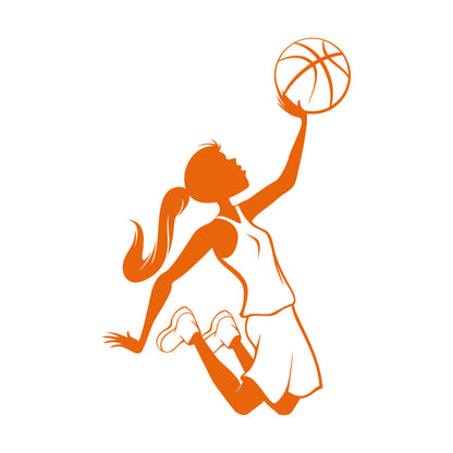 Lettering Decals Teen Girl Basketball Player Sports Kids Tattoo Culture