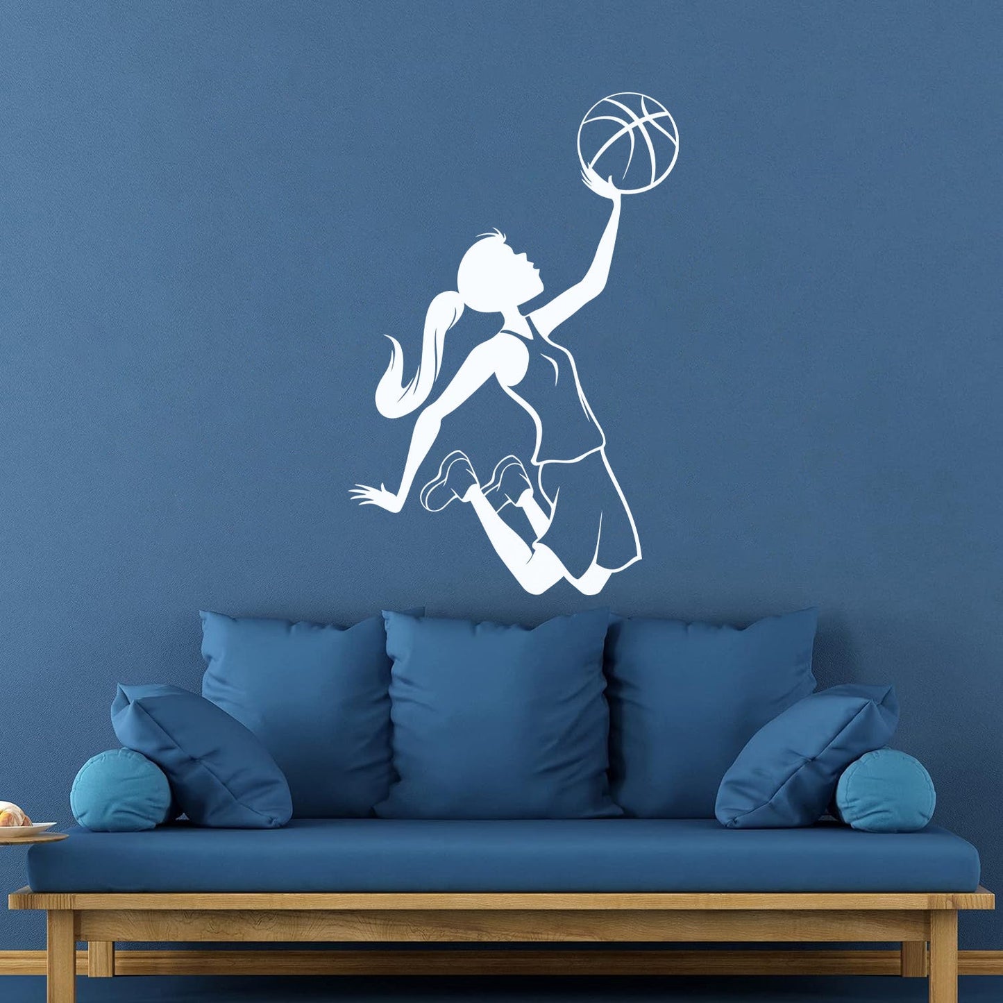 Lettering Decals Teen Girl Basketball Player Sports Kids Tattoo Culture