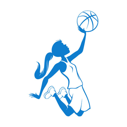 Lettering Decals Teen Girl Basketball Player Sports Kids Tattoo Culture