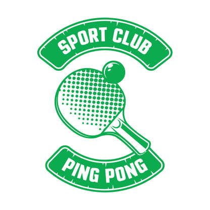 Tennis Rocket Ping Pong Game Sport Club Fine Carving Decals Art Decoration