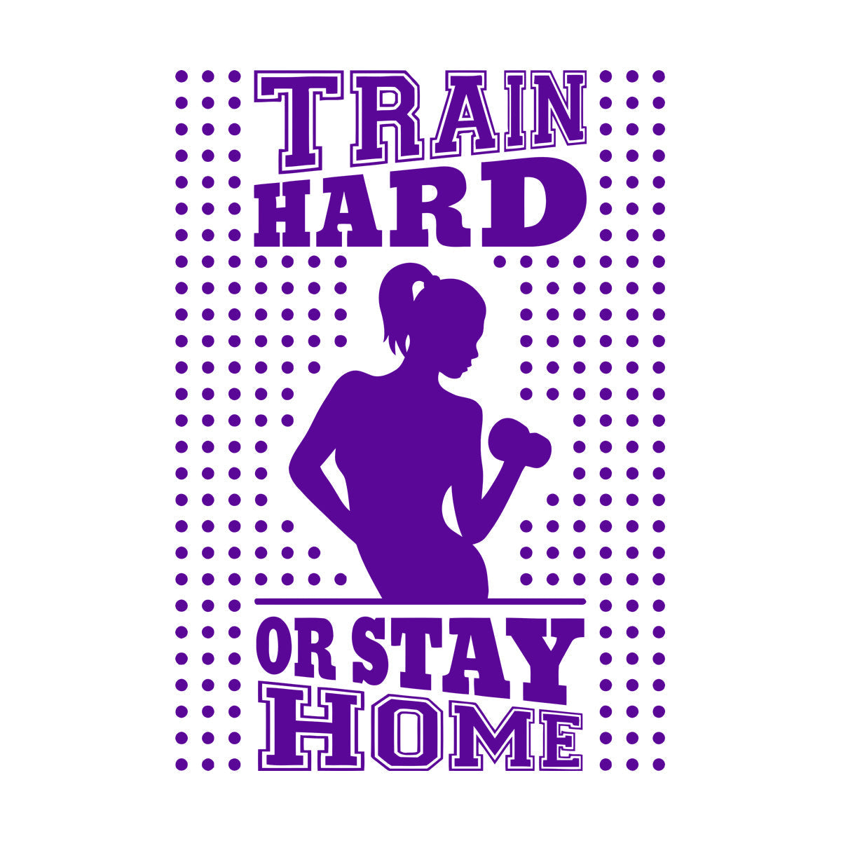 Wall Decals Pvc Train Hard Or Stay Home Gymnastics Fitnesscenter Trainer Beautiful Body Glass Stickers