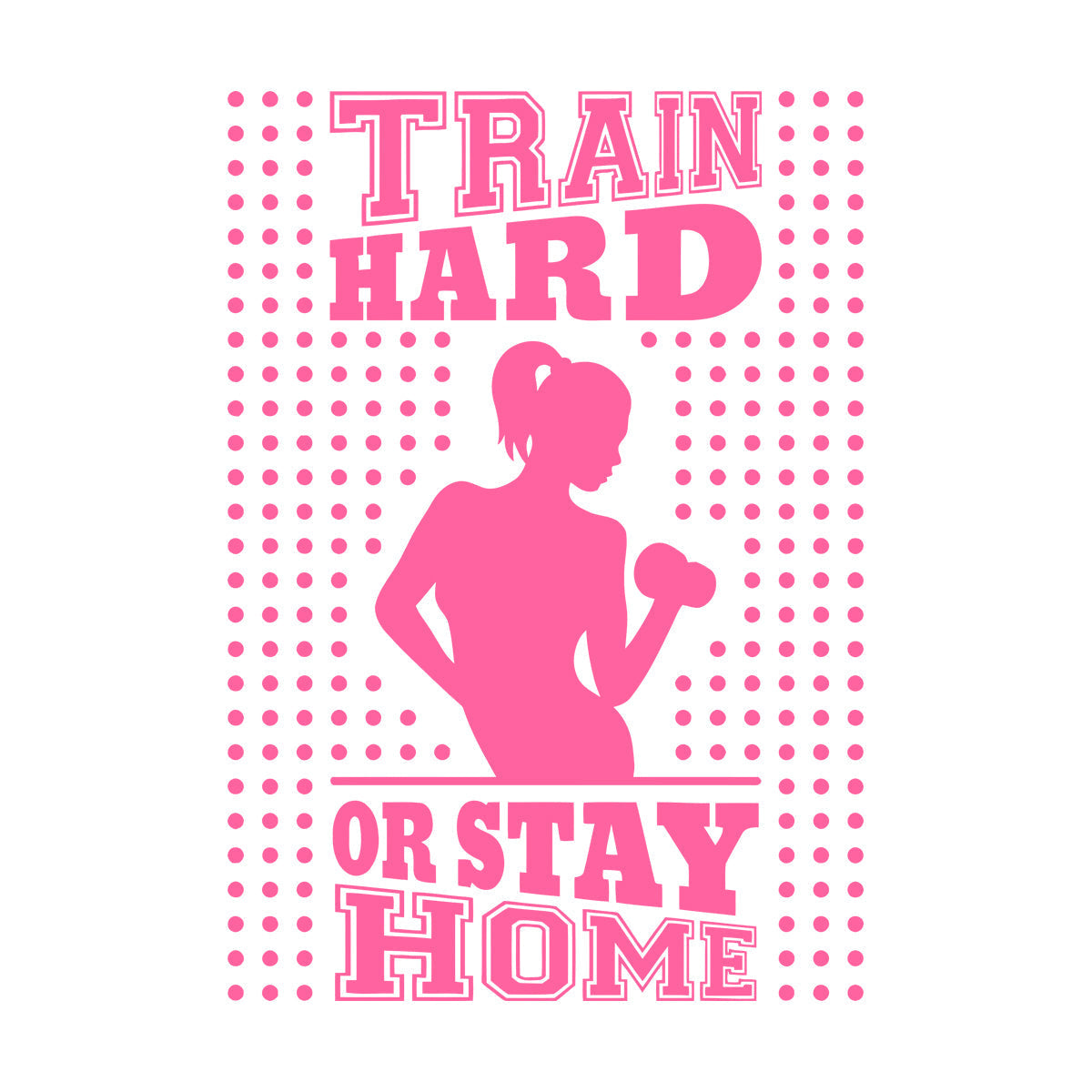 Wall Decals Pvc Train Hard Or Stay Home Gymnastics Fitnesscenter Trainer Beautiful Body Glass Stickers