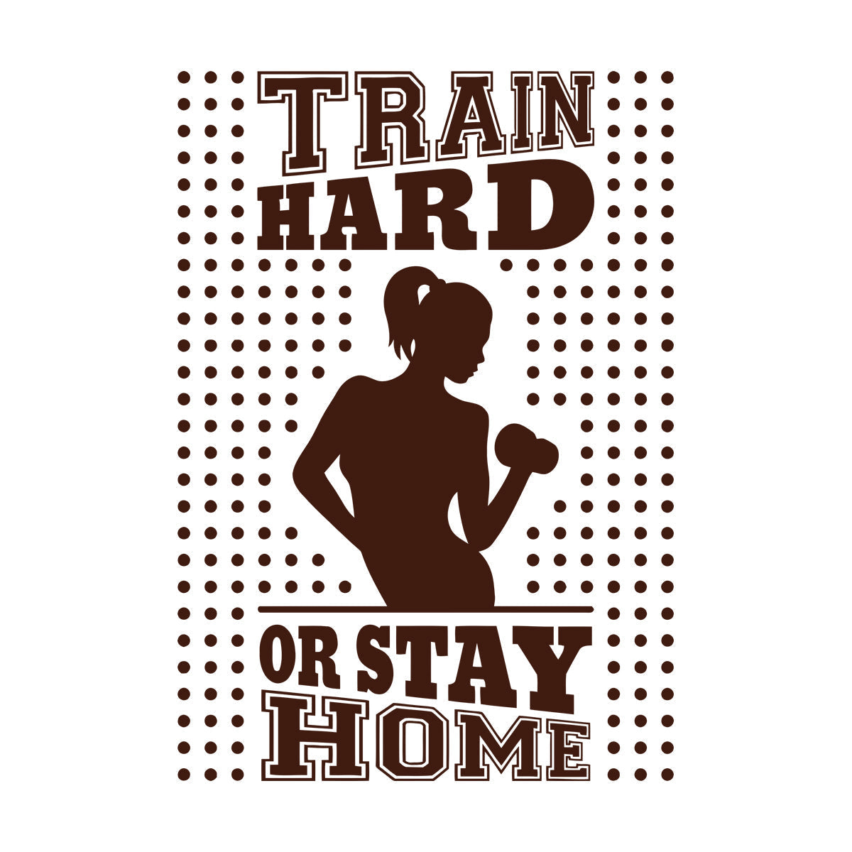 Wall Decals Pvc Train Hard Or Stay Home Gymnastics Fitnesscenter Trainer Beautiful Body Glass Stickers