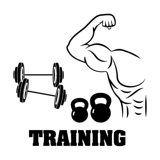 Training Bodybuilding Gymnastics Sports Wall Decals Paster Paper Tattoo Culture