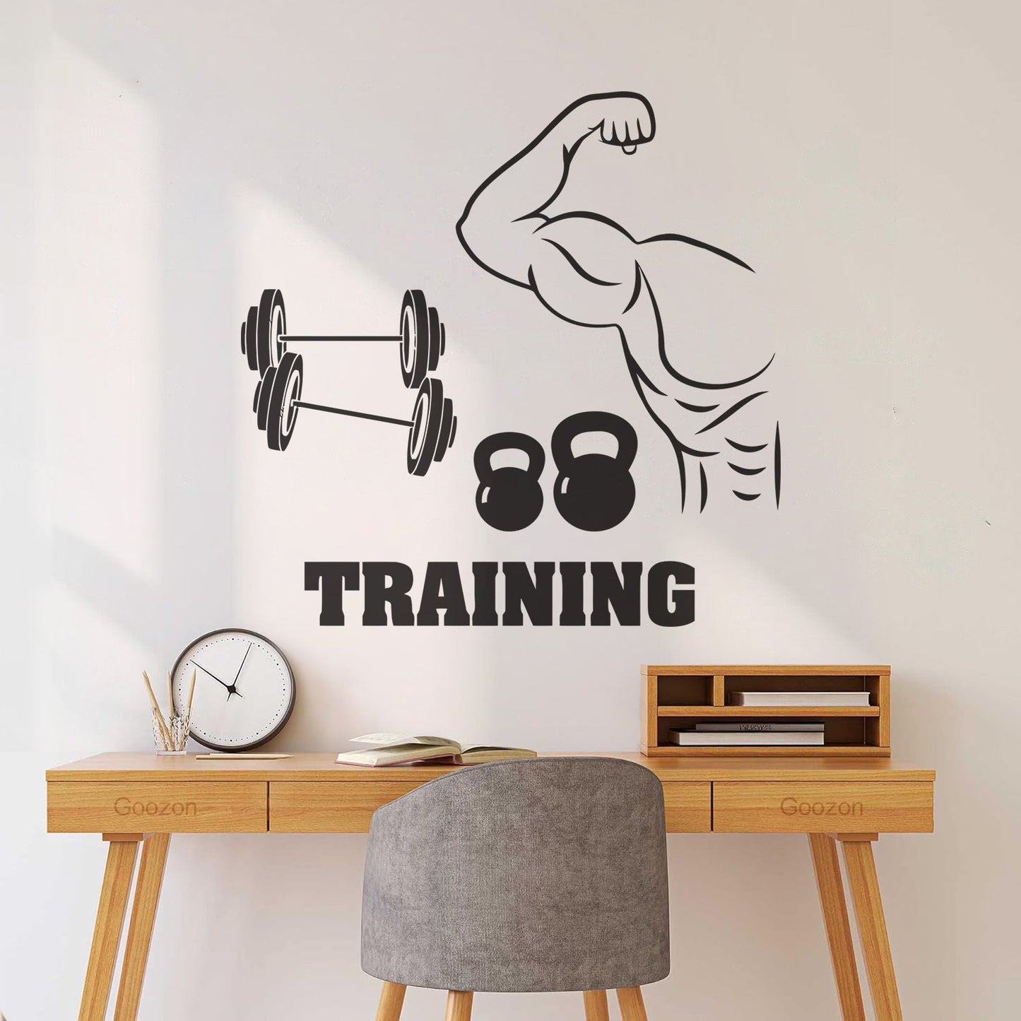 Training Bodybuilding Gymnastics Sports Wall Decals Paster Paper Tattoo Culture