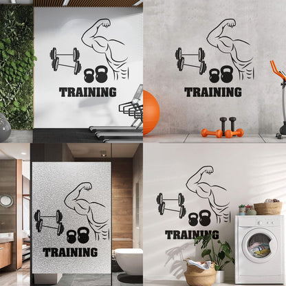Training Bodybuilding Gymnastics Sports Wall Decals Paster Paper Tattoo Culture
