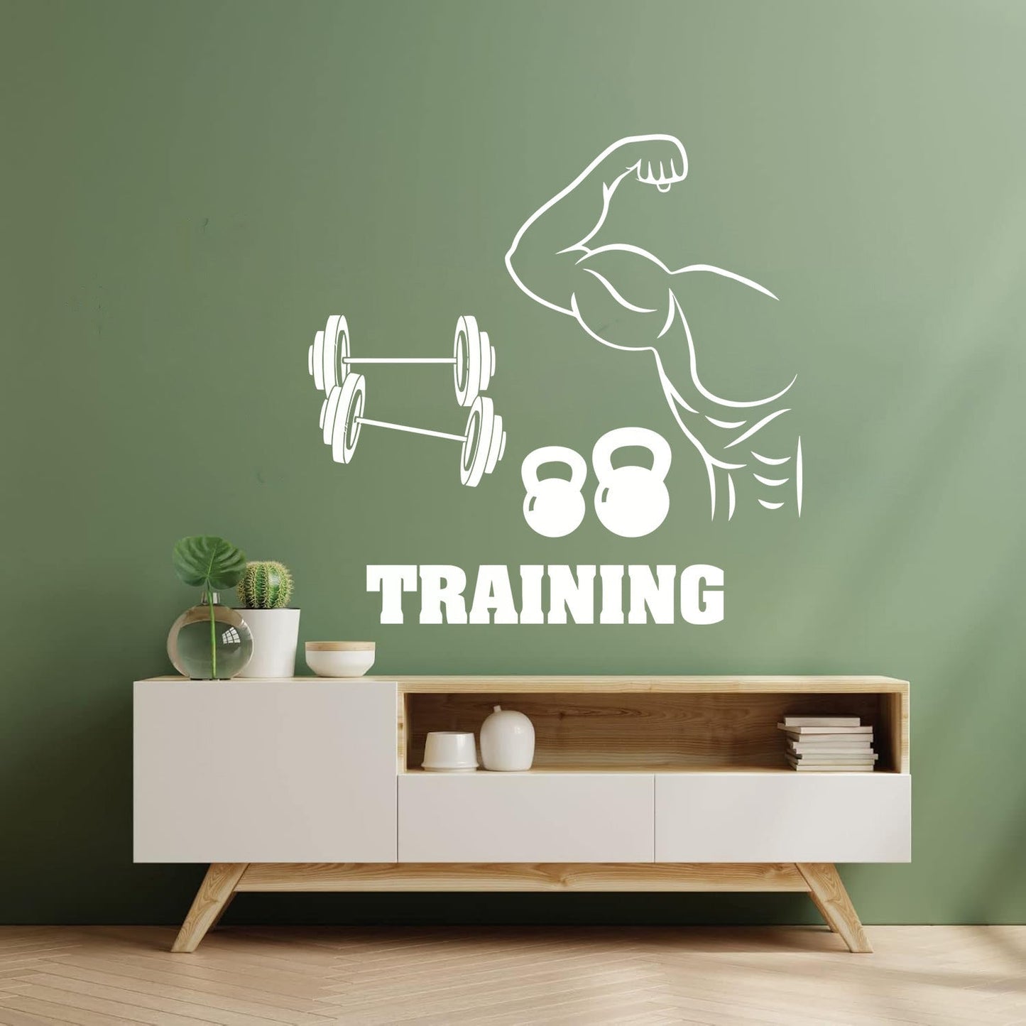 Training Bodybuilding Gymnastics Sports Wall Decals Paster Paper Tattoo Culture