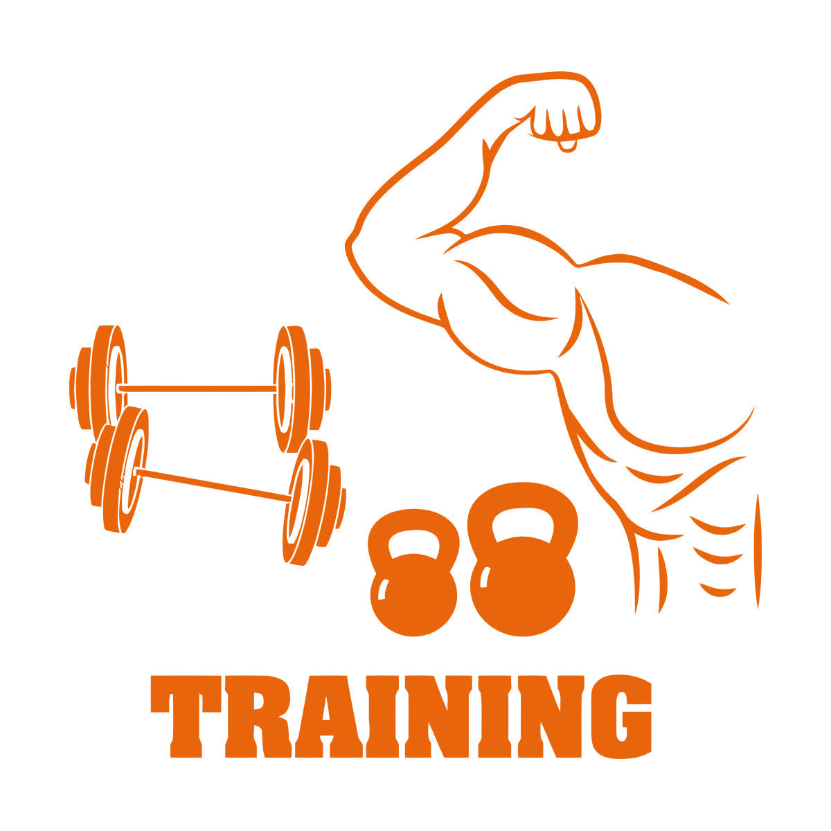 Training Bodybuilding Gymnastics Sports Wall Decals Paster Paper Tattoo Culture