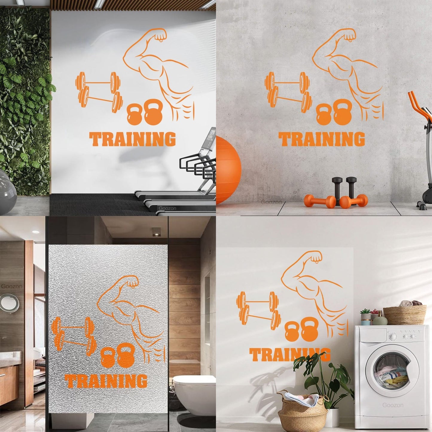 Training Bodybuilding Gymnastics Sports Wall Decals Paster Paper Tattoo Culture