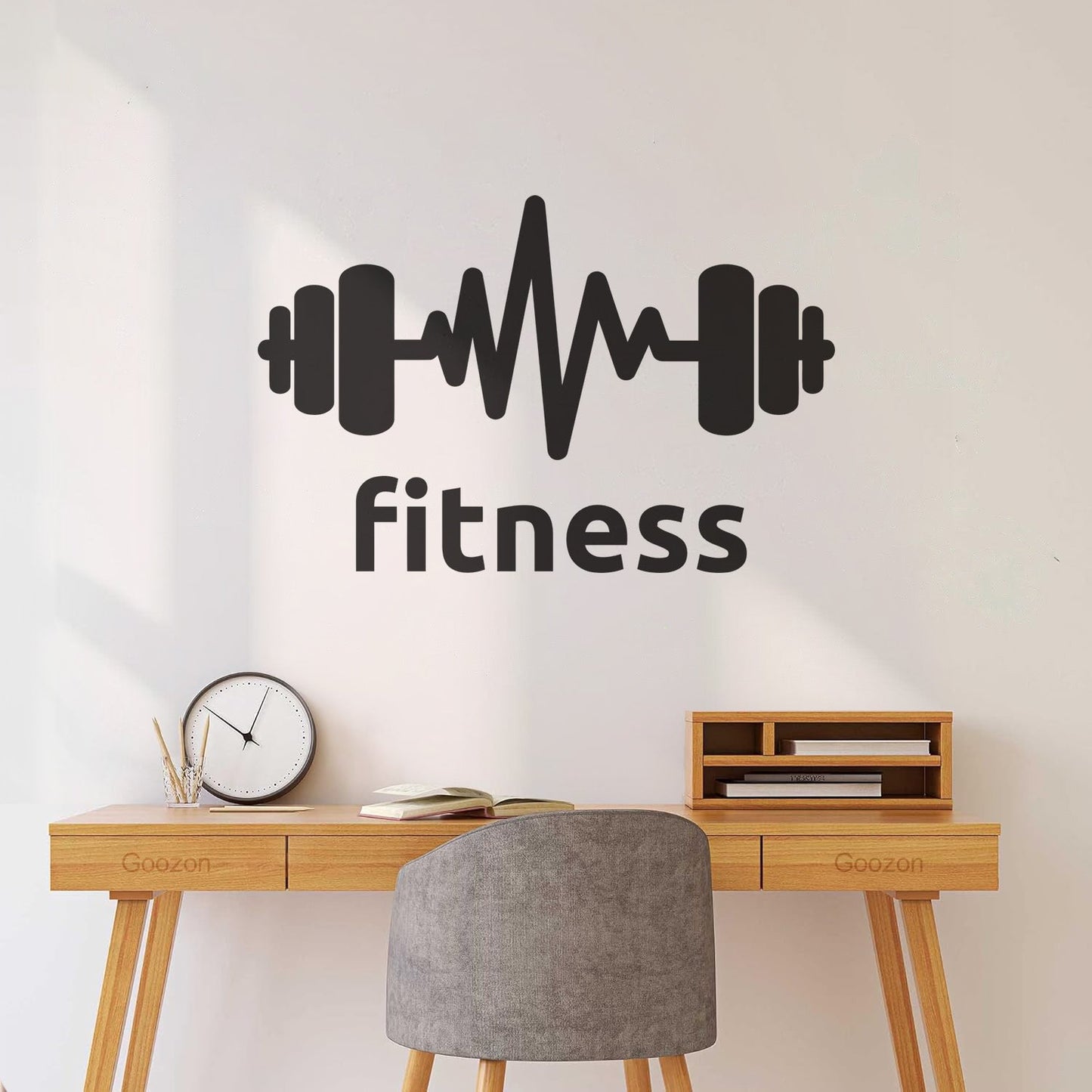 Vinyl Wall Stickers Training Gymnastics Workout Healthy Fitnesscenter Sport Removable Without Leaving Glue