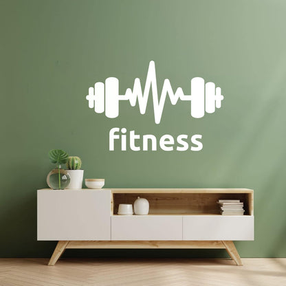 Vinyl Wall Stickers Training Gymnastics Workout Healthy Fitnesscenter Sport Removable Without Leaving Glue
