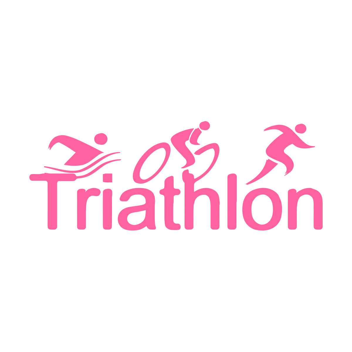 Wall Stickers Paster Paper Triathlon Sports Abstract Athlete Easy Installation