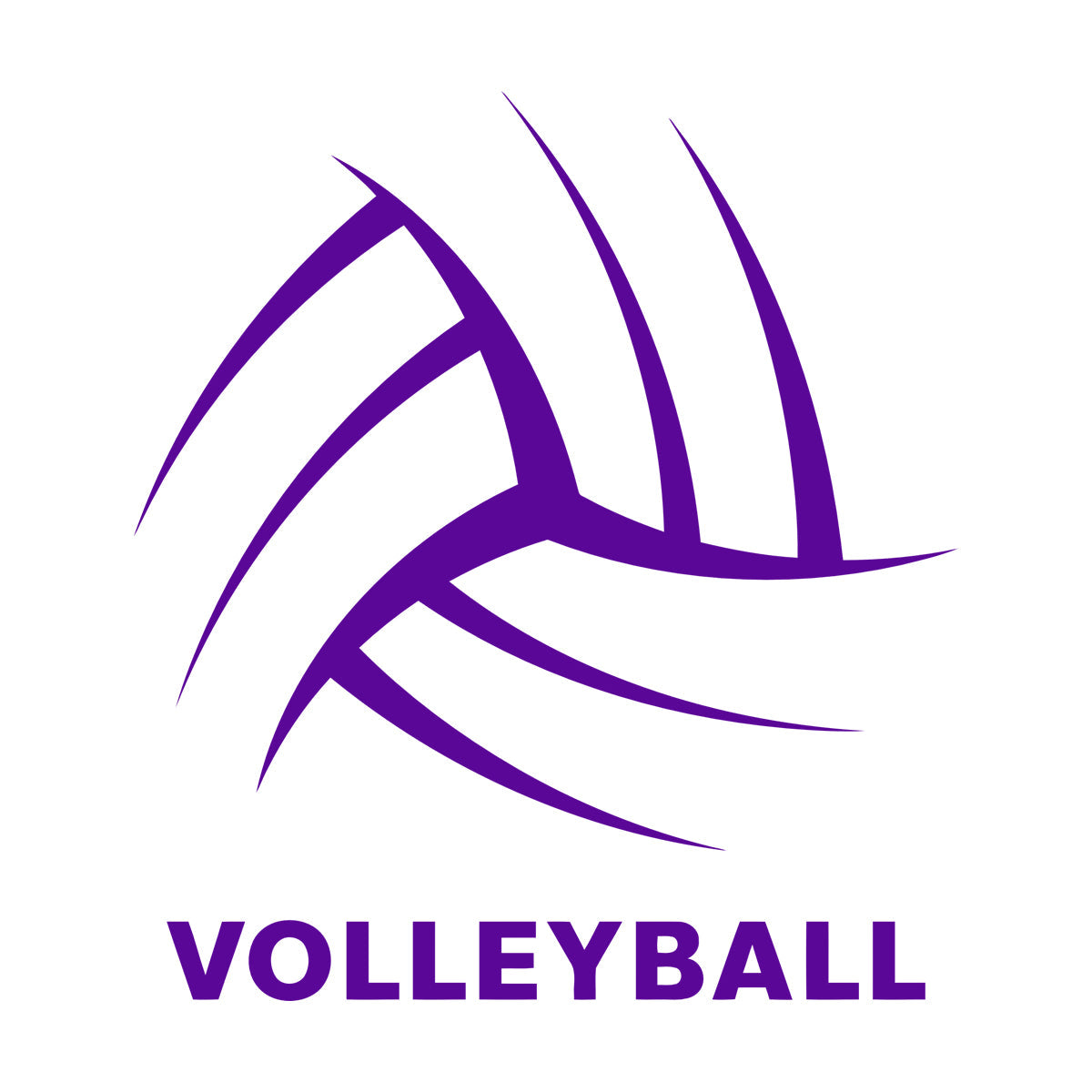 Wall Decals Pvc Volleyball Game Abstract Ball Sport Beach Wall Beautification