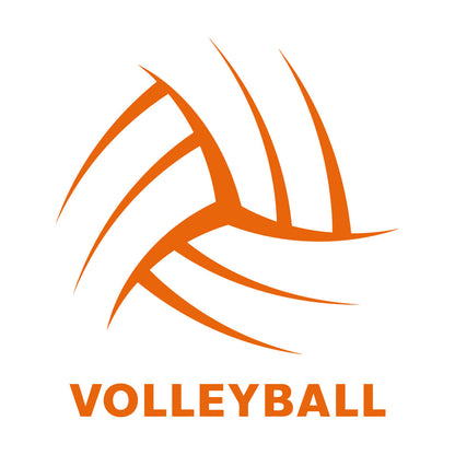 Wall Decals Pvc Volleyball Game Abstract Ball Sport Beach Wall Beautification