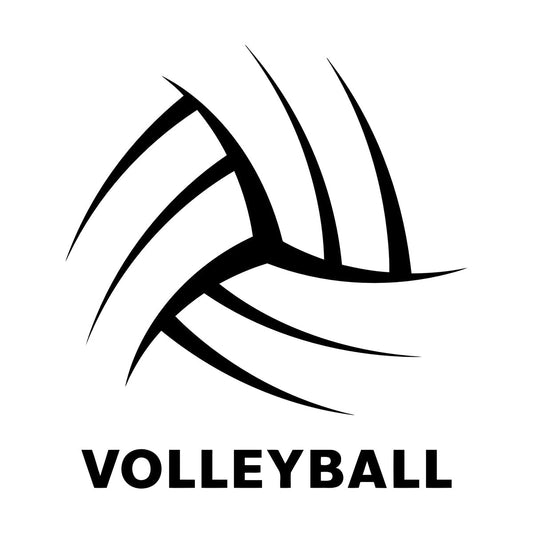 Wall Decals Pvc Volleyball Game Abstract Ball Sport Beach Wall Beautification