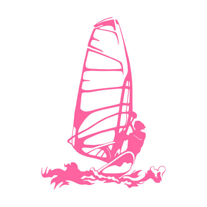 Fine Carving Stickers Windsurfing Extreme Sports Surfer Self Adhesive