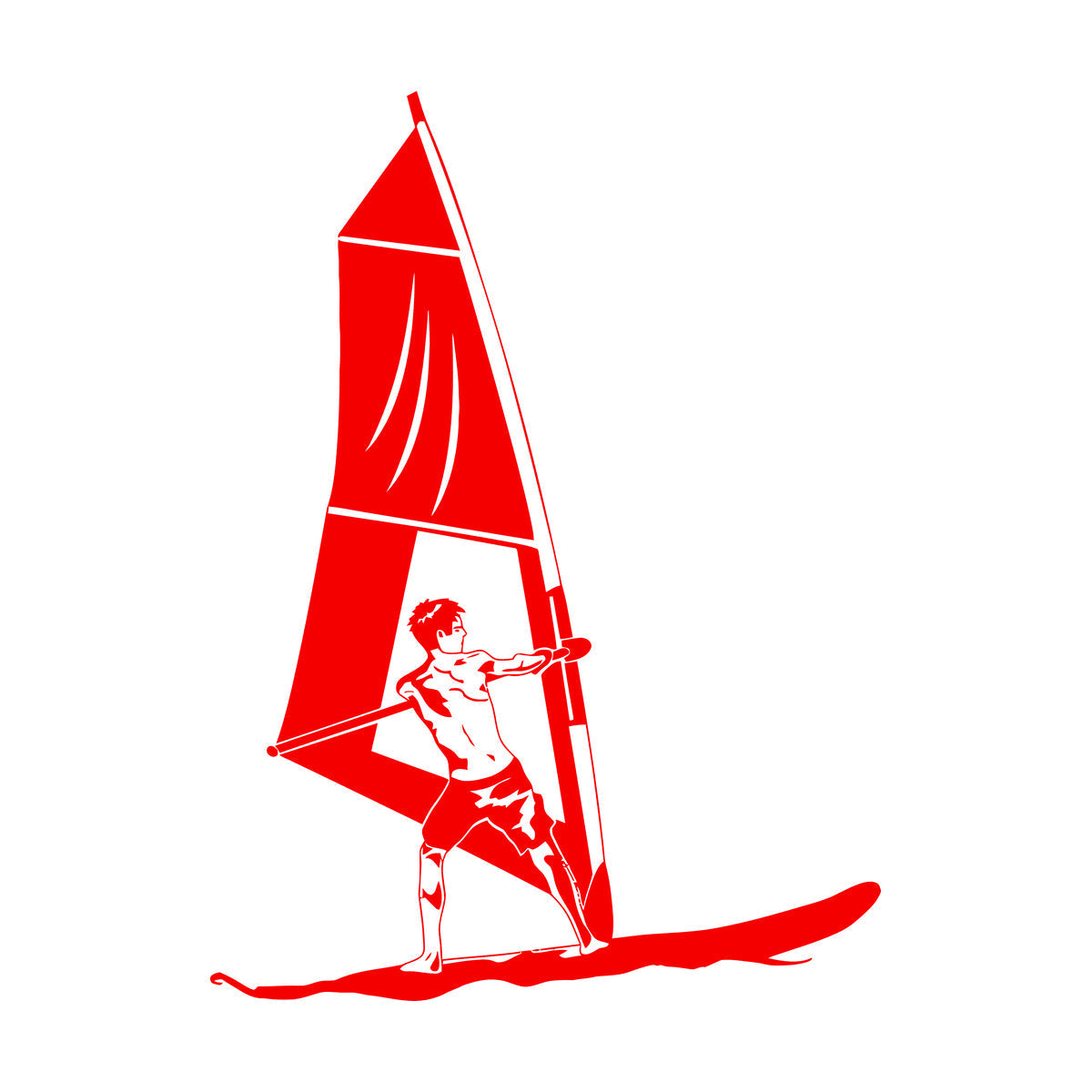 Fine Carving Decals Windsurfing Windsurfer Boardsailing Water Sports Multi Color Selection