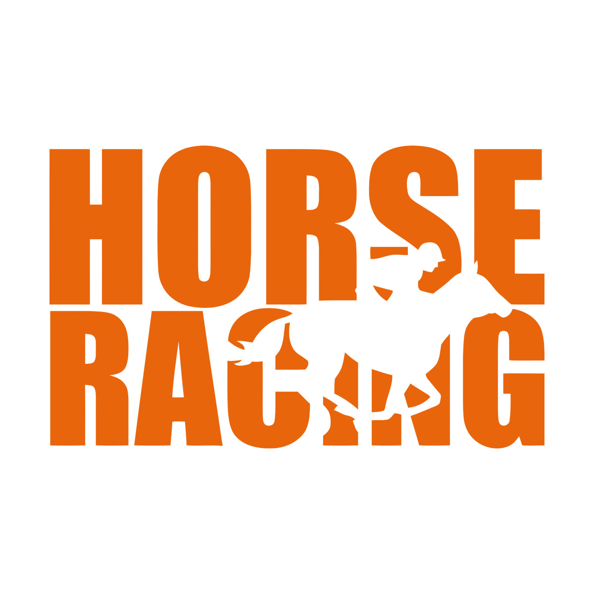 Wall Stickers Paster Paper Words Horse Rider Racing Horseback Equestrian Sport Window Decals