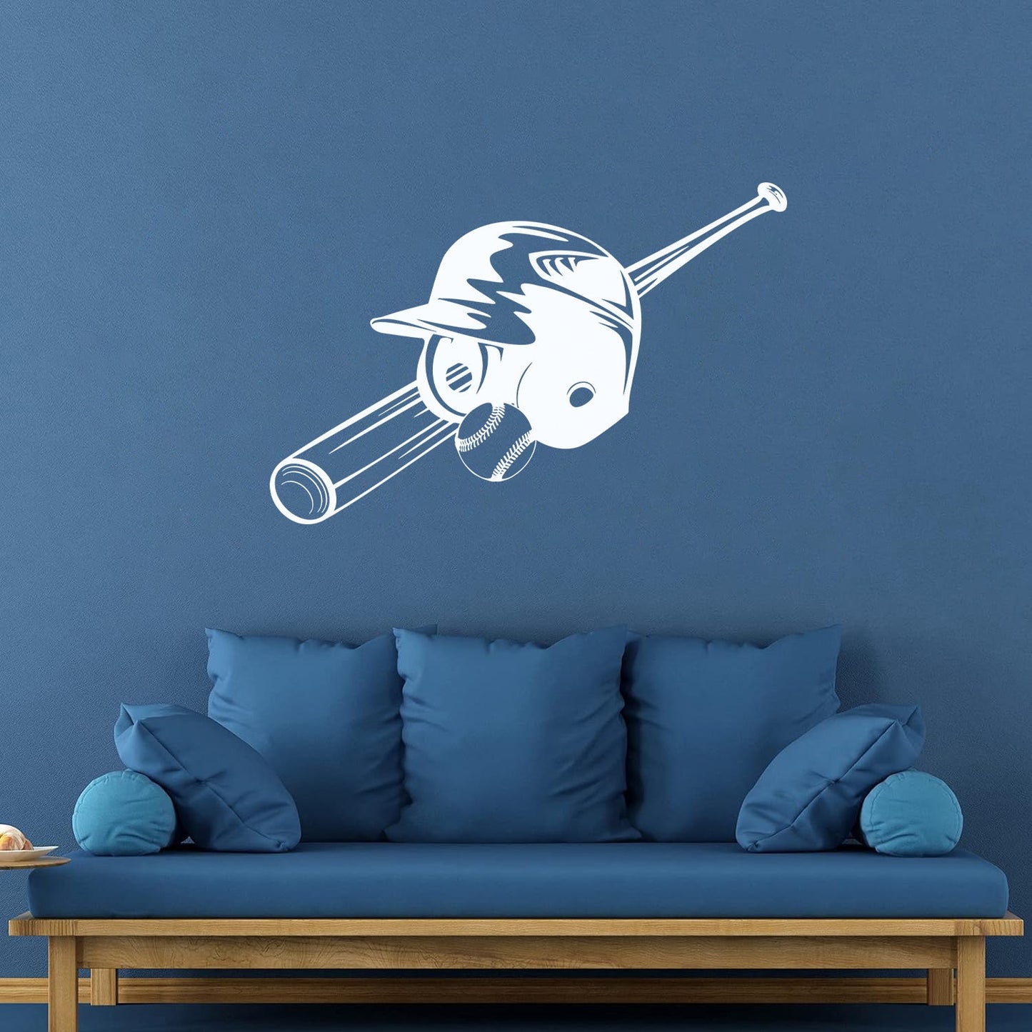 Wall Stickers Paster Paper Baseball Bat Ball Hat Sports Boy Art Decoration