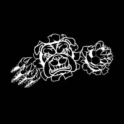 Wall Decals Angry Dog Pet Sports Ball Claws Easy Installation