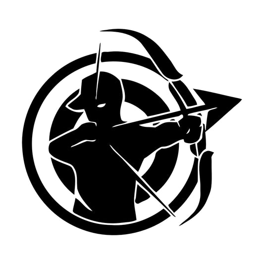 Wall Vinyl Sticker Decor Archer Shooter Target Sport Personalized Customization